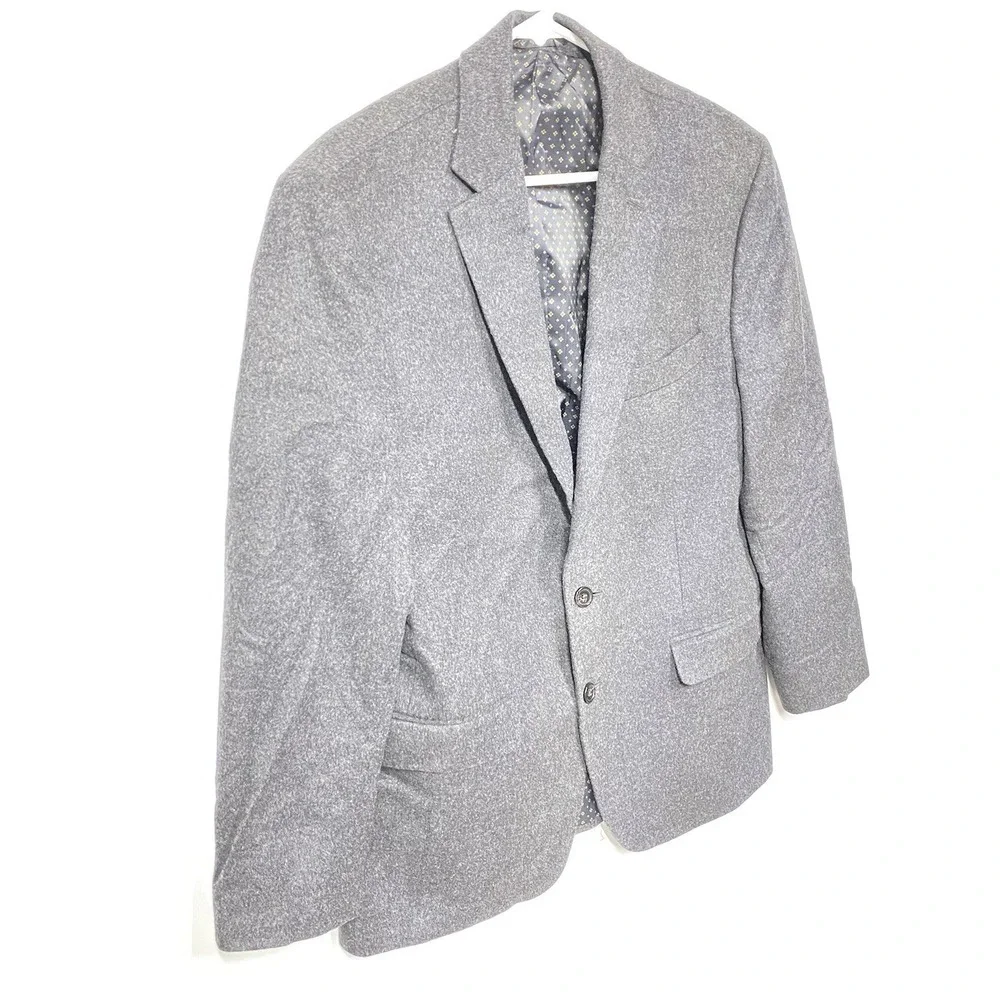 Ralph Lauren Black Label Mens Jordan Wool/silk Solid gray Sportcoat Blazer 40R
